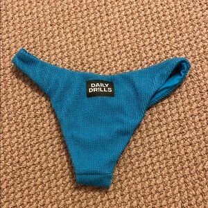 Daily Drills Blue Bikini Bottom